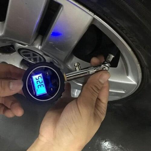 LCD Digital Tire Pressure Gauge 0-200PSI Car Tyre Air Pressure For Motorcycle Cars Bicycle Motorbike Vehicle Tester Dropshipping