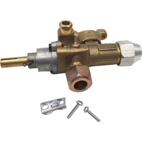 Clam Furnace Western Kitchen Valve Gas Cooking Appliance Flam Failure Gas Valve / Catering Equipment Valve With NUTS