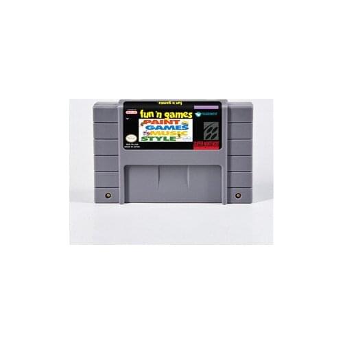 US Version English Language Action Game Card Cartridge Fun 'n Games