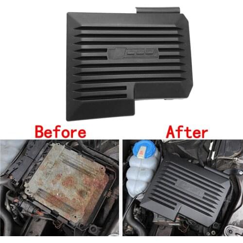 For Audi A4 B9 8W A5 2017-2019 Car Engine Dust Cover Hood Decorative Computer Board Trim Electronic Control Unit Protection Cap