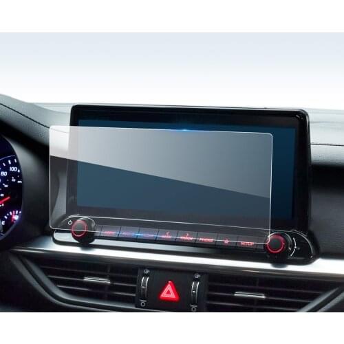LFOTPP For Forte 10.25 Inch 2021 Car Navigation Display Tempered Glass Screen Protector Auto Interior Accessories 265*120MM