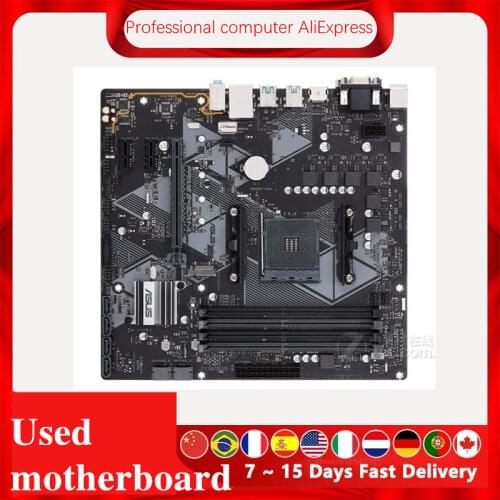 For ASUS PRIME B450M-A Motherboard Socket AM4 DDR4 For AMD B450M B450 Original Desktop Mainboard Used Mainboard