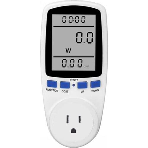 US Plug Mobile Ammeter Energy Monitor Intelligent Socket Type Energy Measurement Electric Energy Detector