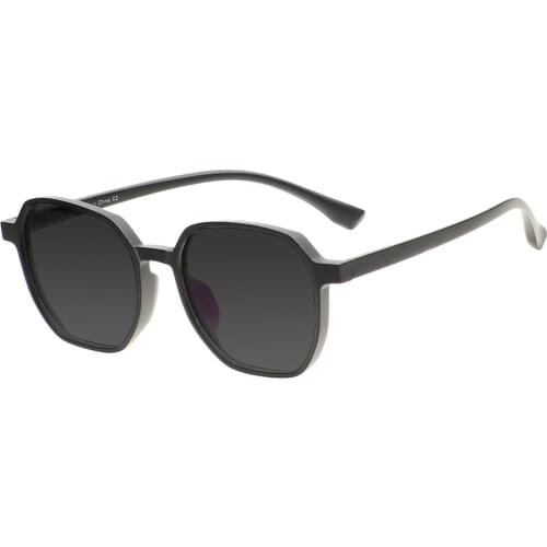 Men and Women Classic Oversized Square Polarized Sunglasses TR90 Lightweight Transparent Driving Shades For Prescription Lenses