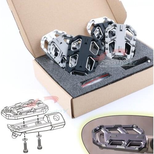 CNC Teeth Foot Pegs For KAWASAKI Z750 04-12 Z750S 99-06 Z1000 03-09 Z1000SX 2011-2018 Motorcycle Accessories Front Footpegs