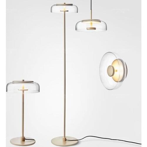 Postmodern Hardware Living Room Lamp Glass Bedside Bedroom Designer Model Room Lamp Nordic Table Lamp