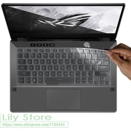 High Clear TPU Keyboard Cover Skin Protector for Asus ROG Zephyrus G14 GA401 GA401ii GA401iv GA401iu 14-inch gaming notebook