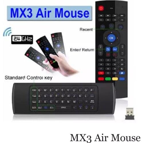 MX3 Air Mouse iview hd fly mouse remote control smart iview tv box remote control