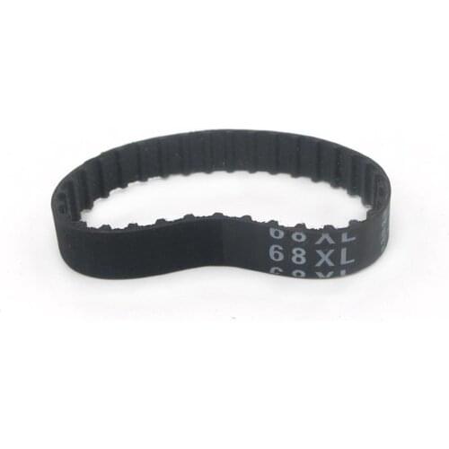 2pcs XL Timing Belt, 10mm Width, 60XL /64/68/70/72/74/76/78/80/82/84/86XL, Pulley Belt Black Rubber Closed Loop Transimmion Belt