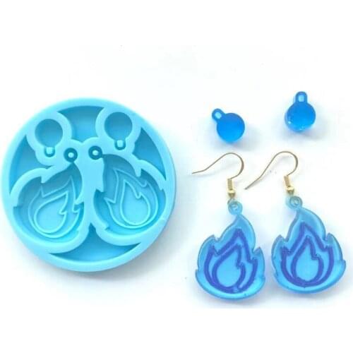 Earrings Epoxy Resin Mold Jewelry Pendant Ear Drop Dangles Silicone Mould DIY Crafts Ornaments Casting Tool