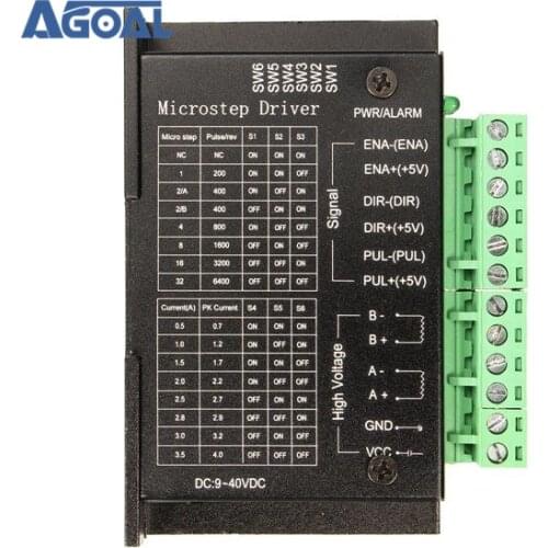 TB6600 4A CNC 32 Segments 42V 42/57/86 Stepper Motor Driver Controller Free Shipping