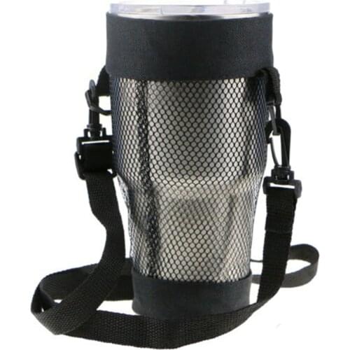 High Quality Outdoor Cup Holder Cup Bag Portable Rambler Outdoor Travel Shoulder Bag Cup Bag Water Bottle Net
