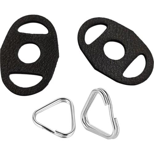 10-100pairs Leather Protector Camera Strap with Triangle Split Ring for Fujifilm Canon Nikon Sony Olympus Pentax DSLR Camera