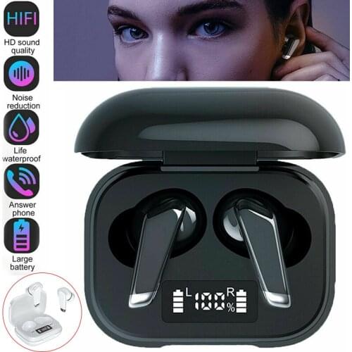 2021 Wireless In-ear Headphones Fashion Noise Canceling Waterproof Earphones Mini bluetooth 5.0 Sport Earphone With Microphone