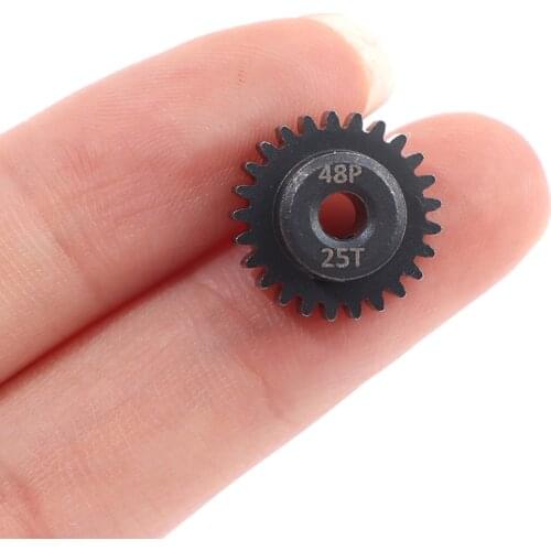 48P Motor Gear 1PC 48P 3.17mm RC Car Motor Gear Pinion 16T - 25T For 1/10 RC Crawler Car New