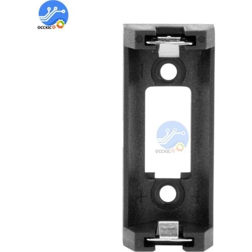 5Pcs/lot PCB Plug-in Type CR123A Lithium Battery Holder Socket Black