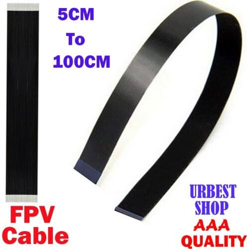 5cm-100cm High Quality HDMI FPC Ribbon Flat Noodle FPV Cable Pitch 20pin for Aerial Photography PTZ Camera
