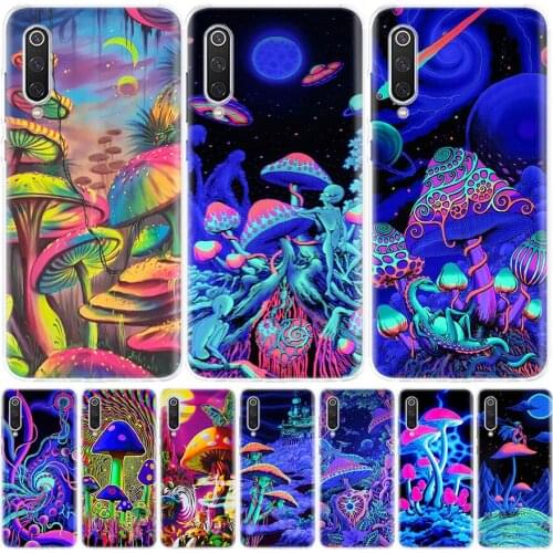 Weird Mushroom Psychedelic Silicon Phone Case For Xiaomi Redmi Note 10 9 8 9S 8T 7 6 5 6A 7A 8A 9A 9C Pro Customized Cover Coque