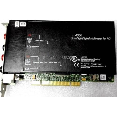 PCI-4060 5-1/2 Digit Digital Multimeter for PCI for NI 4060 tested working
