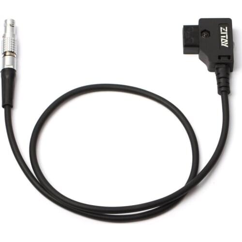 D-TAP to 2pin Plug Adapter LEMO Power Cord Supply Cable for Teradek 60cm