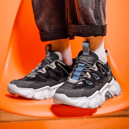 Espadrilles Men Sport Shoes Men High Top Sneakers Chunky For Sports Winter Black Man Mens Walking White Mesh Leather Bona Safety