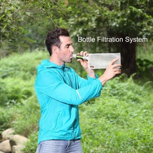 Miniwell camping Emergency survival water filter for outdoor activities and hiking