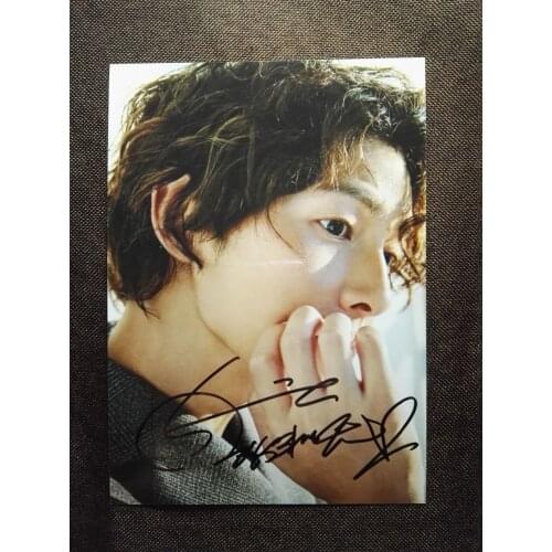 Hand signed Song Joong Ki autographed photo 5*7 inches free shipping 112018C