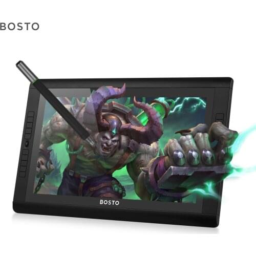 BOSTO 22HDX 21.5 Inch graphics tablet Monitor Drawing Tablet IPS Display Screen 1920 * 1080 Resolution with 16G U Disk