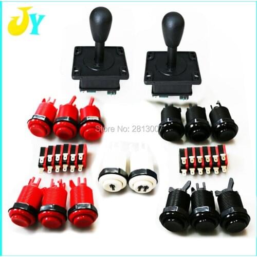 DIY Arcade game cabinet Fighting games console parts for 2 HAPP style Joystick + 16 American style push button