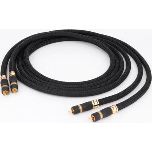 Monosaudio A202 5N Multiple OFC Copper Silver Plated RCA/XLR Signal Cable Audio Interconnect Cable RCA Extend Wire
