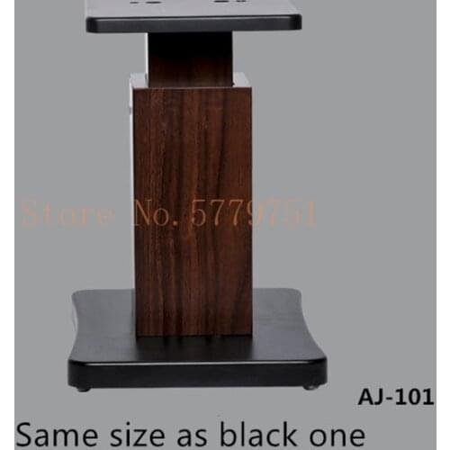 Bookshelf Speaker Tripod Lifting Surround Frame Home Theater Audio Floor Stand Wooden Speaker Stand