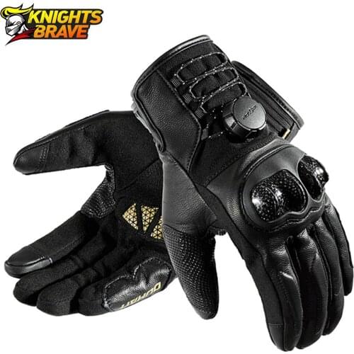 Motorcycle Gloves Waterproof Anti-drop Touch Screen Motorbiker Gloves Guantes Moto Carbon Fiber Leather Motorcycle Racing Gloves