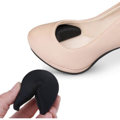 New 1Pair Shoes Adjustment Sponge Forefoot Insert Toe Plug Anti-pain Big Shoes Toe Front Long Top Filler Half Forefoot Cushion