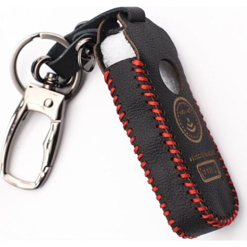 New Styles 100% Leather Moto Key Cover Case Set for Yamaha TMAX 530 DX SX motorcycle 2017/2018 Motorcycle Remote Protect Shell