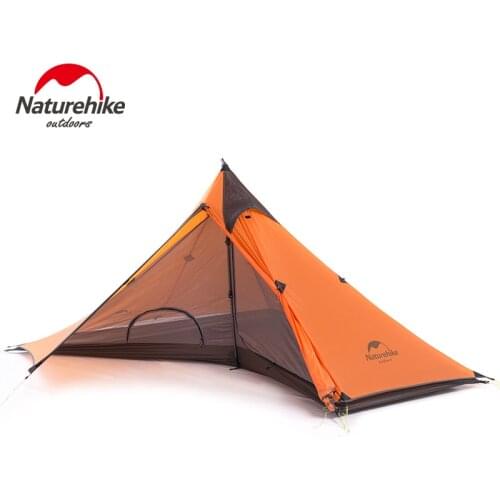 Naturehike Minaret Ultra-light Portable Spire 1 Man Shelter Camping Tent 20D Silicone Coated for Hiking