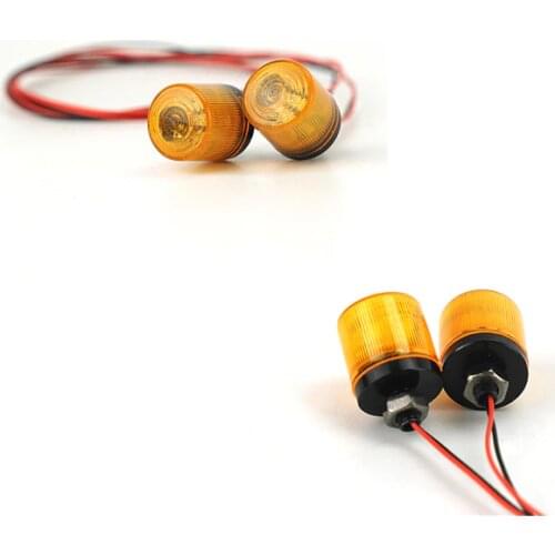 Rc Truck Tamiya Tractor Scania R620 Benz Actros MAN TGX Roof Wraning Lights Led Lamp For 1/14 Radio Control Toys Body Diy Part