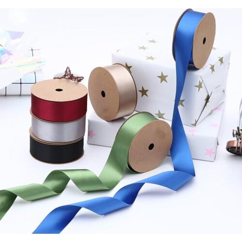 10Yards/Roll 40mm Colorful Polyester Ribbon for Wedding Party Decor DIY Bakery Cake Gift Wrapping Packing Ribbons