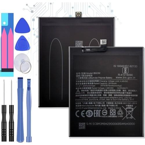 3070mAh for xiao mi BM3M Replacement Battery For Xiaomi 9 Se Mi9 SE Mi 9SE Mi9SE + Free tool