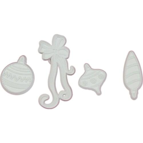 4Pcs/Lot Cake Stand Plastic Material Strange Shaped Four Images Fondant Plunger Cutter Kitchen Products For Wholesale Price