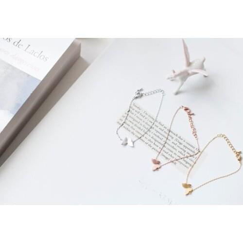 Butterfly Bracelet -- Gold /Silver/Rose Gold 3 colors Free combination