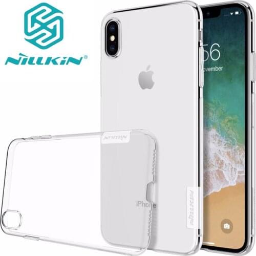 Case for iPhone XS iPhone Xs Max iPhone XR NILLKIN Nature TPU Transparent Soft Back Cover Case for iPhone X Ten