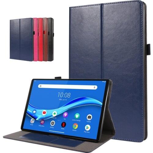 For Lenovo Tab M10 M 10 FHD Plus TB X606F X606X Case PU Leather Business Folio Tablet Cover for Funda Lenovo Tab M10 Plus 10.3