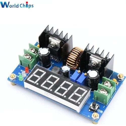 Digital Display DC DC 8A 180W Adjustable CC CV Step Down Power Supply Battery Charging Module Voltage Ammeter LED Driver XH-M243