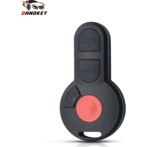 Dandkey 3+1 4 Buttons Smart Card Car Key Case Shell Fob Replacement For VW Volkswagen Beetle Golf Passat 1998 1999 2000 2001