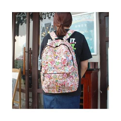 Unicorn Girl Oxford Backpacks Rucksacks Cartoon Backpack Casual Student Schoolbags travel Knapsack Unisex New