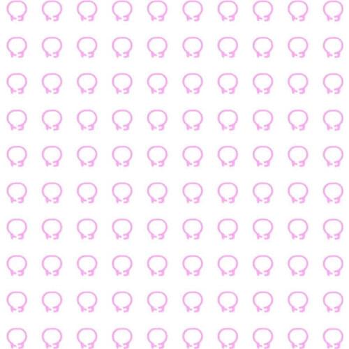 Pet Bird Hanging Cave Cage Garden Feeder Supplies 8mm Pigeons Identification Leg Rings Poultry Leg Bands No Words