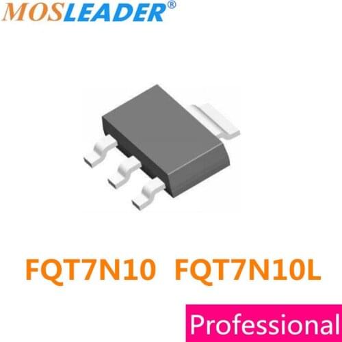 Mosleader FQT7N10 FQT7N10L SOT223 100PCS 1000PCS 7N10 SOT-223 100V N-Channel Made in China High quality
