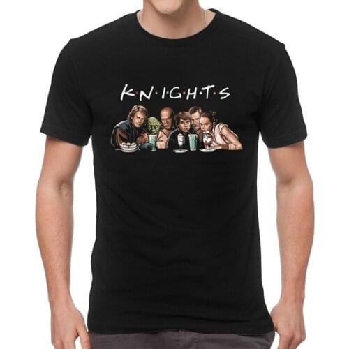Male Knights T-Shirt Fashion Friends Tv Show Tshirt Short Sleeve Hip Hop T Shirt Homme Cotton Tee Tops Merch