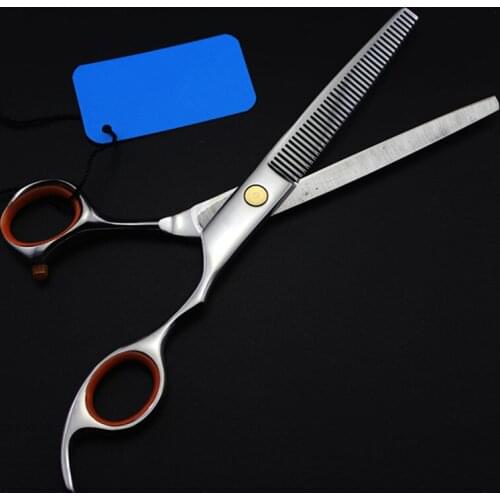 Professional Japan steel 7 '' Pet dog grooming cut hair scissors dog thinning shears pet cutting berber hairdressing scissors