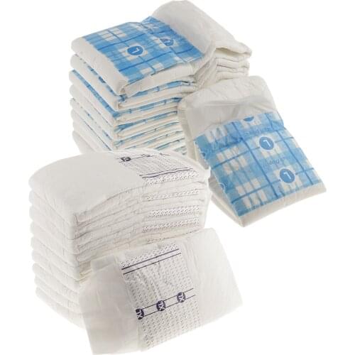 10 Pieces Disposable Underpad Waterproof Adults Underwear Diaper Super Absorbency Incontinence Bed Pad for Patients Elderly